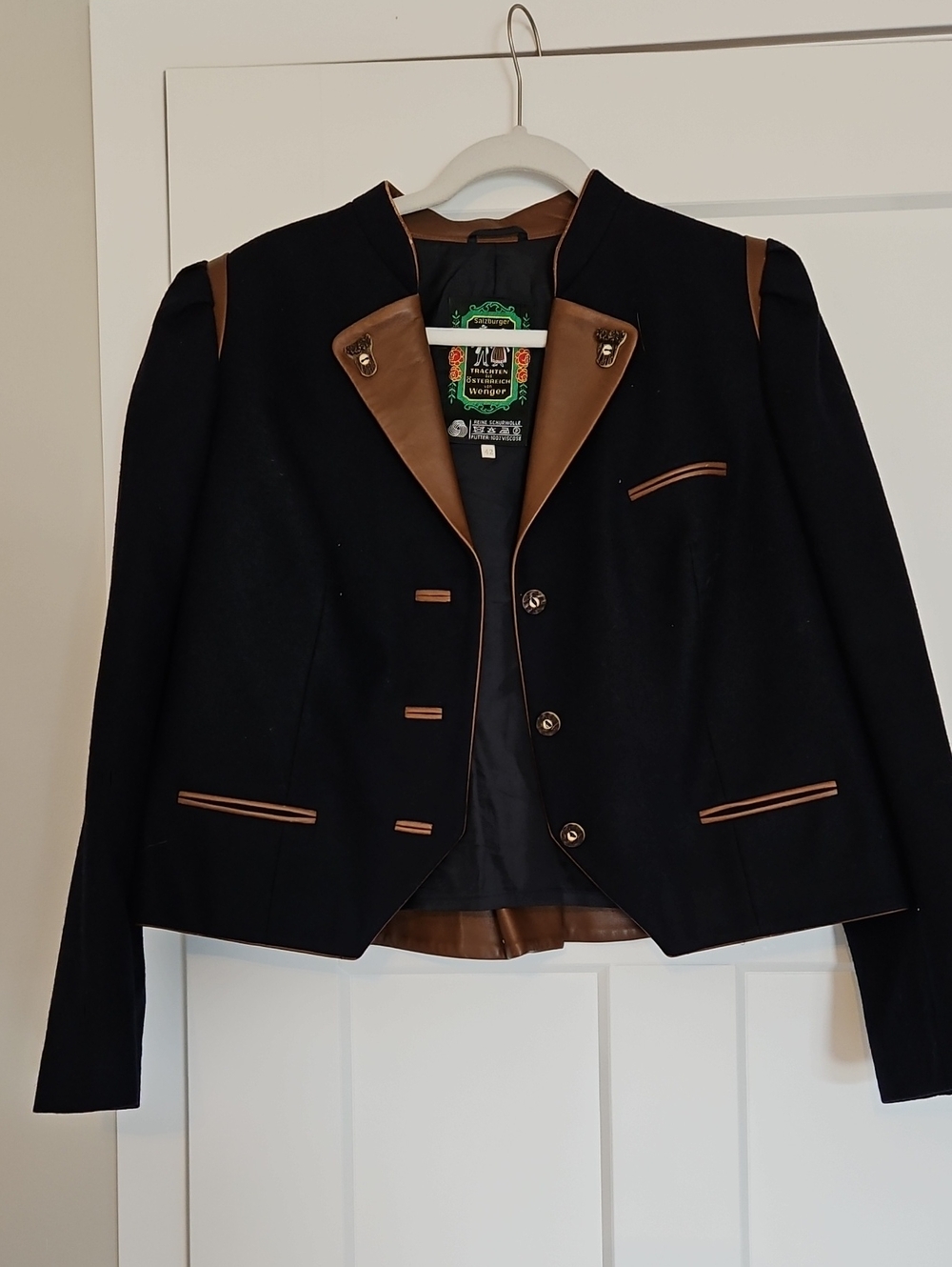 Wenger Vintage Tracten Dark Navy Wool Jacket *Octoberfest Core*